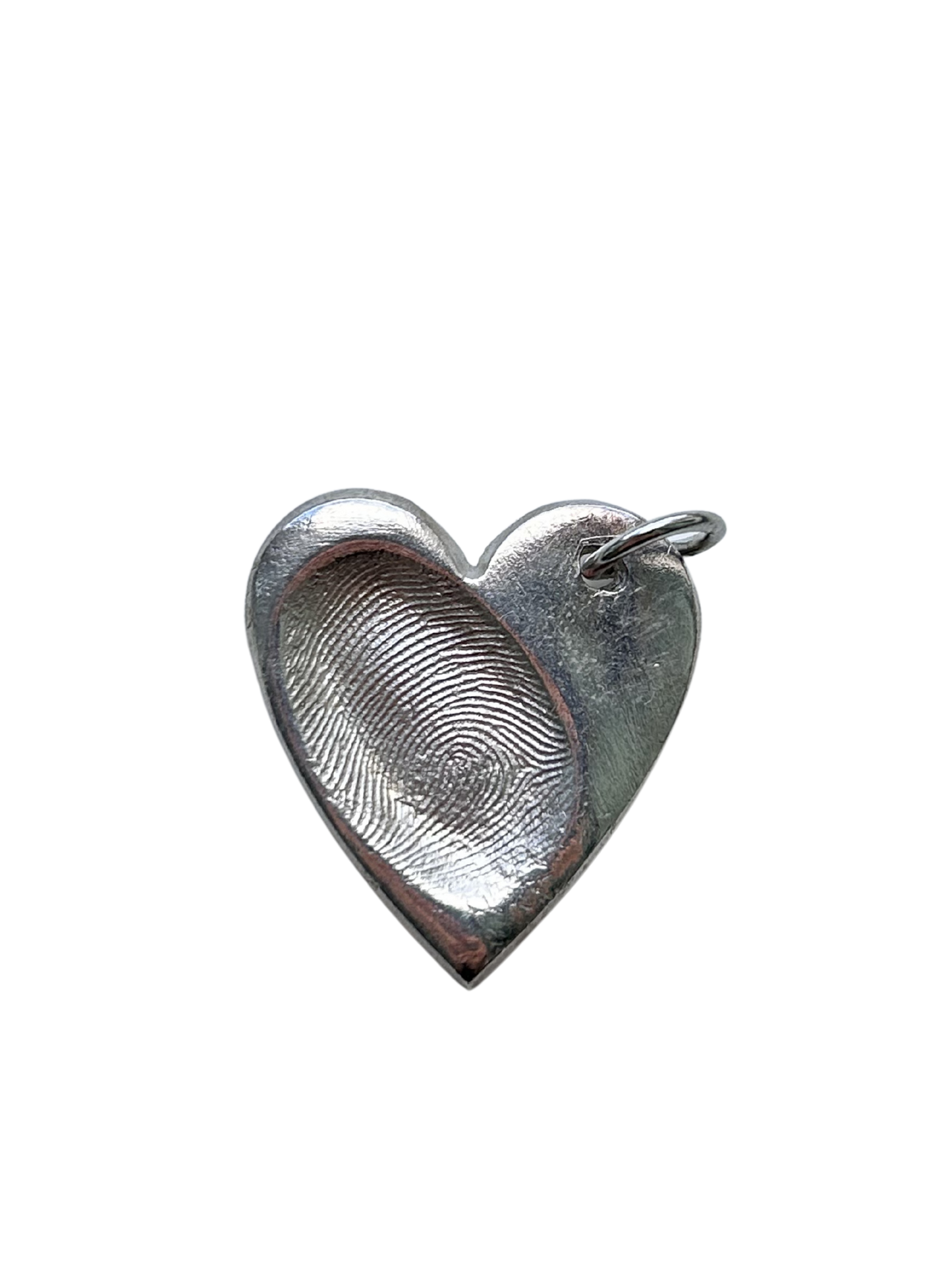 Großer Silberanhänger "Fingerabdruck"