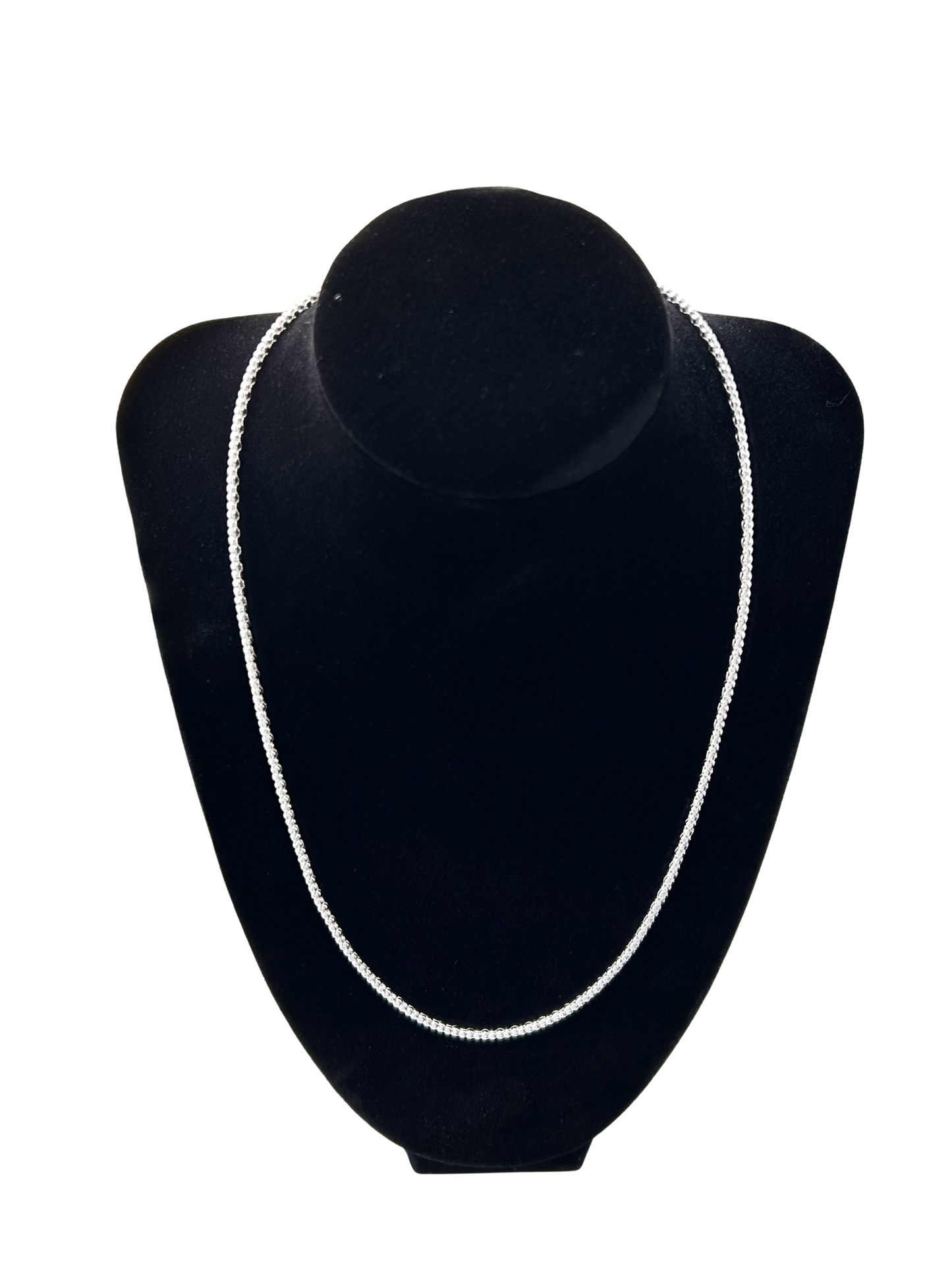 Himbeerkette aus 925 Sterling Silber – 50 cm, 2,4 mm | Für unsere Anhänger